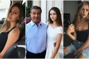 8 Foto cantiknya tiga putri Sylvester Stallone yang kini sudah dewasa