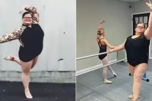 Aksi keren cewek ini bukti penari balet nggak harus berbadan langsing