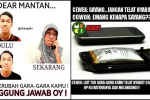 10 Meme kocak 'gara-gara kamu' ini enaknya dibikin asyik aja deh