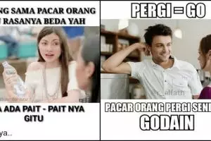 10 Meme lucu 'pacar orang' ini dijamin bikin kamu insaf & makin setia