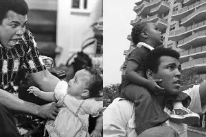 10 Foto lawas Muhammad Ali sang legenda tinju yang sayang keluarga