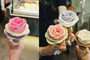 9 Gelato berbentuk bunga ini bikin kamu nggak tega memakannya