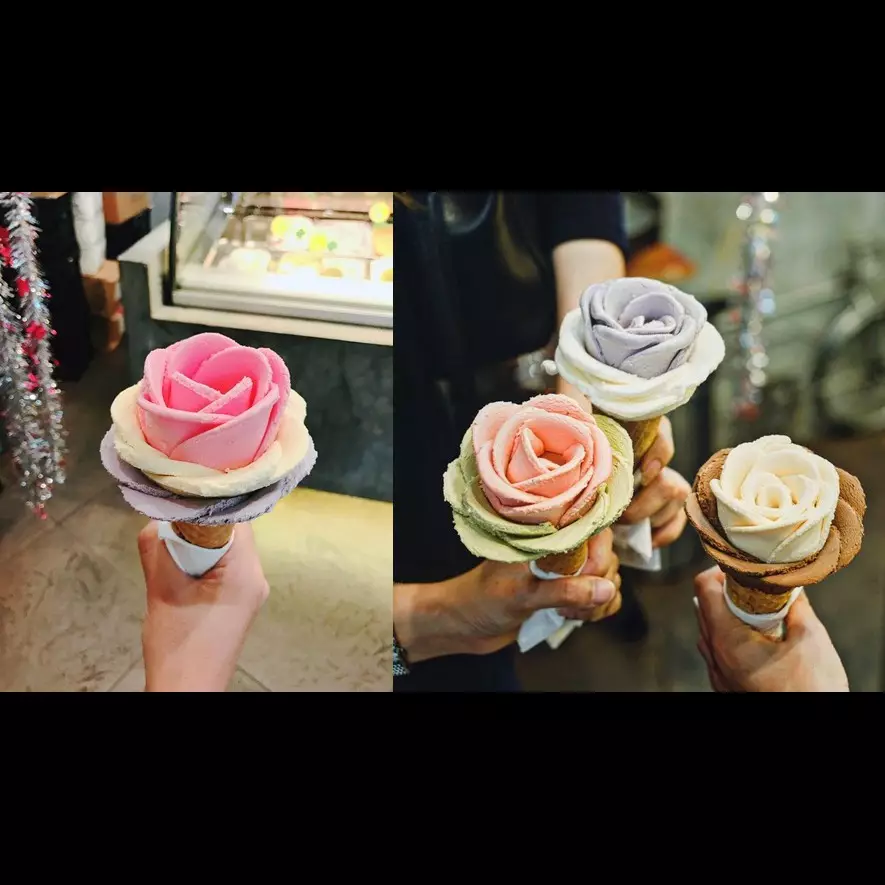 9 Gelato berbentuk bunga ini bikin kamu nggak tega memakannya