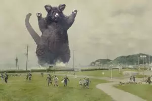 10 Foto editan hewan berkantung ini lucu-lucu geli