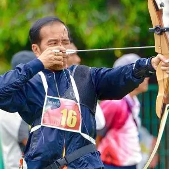 Ini ternyata perolehan angka Jokowi di kejuaran panahan