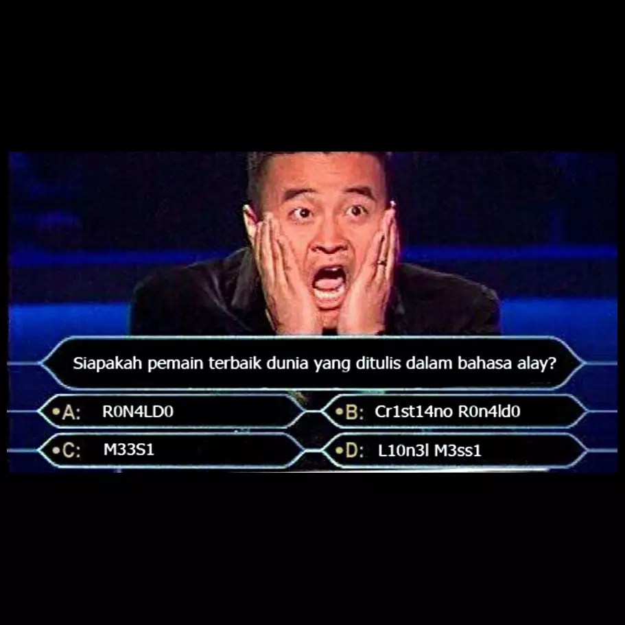 10 Pertanyaan editan kuis Who Wants To Be A Millionaire ini lucu parah