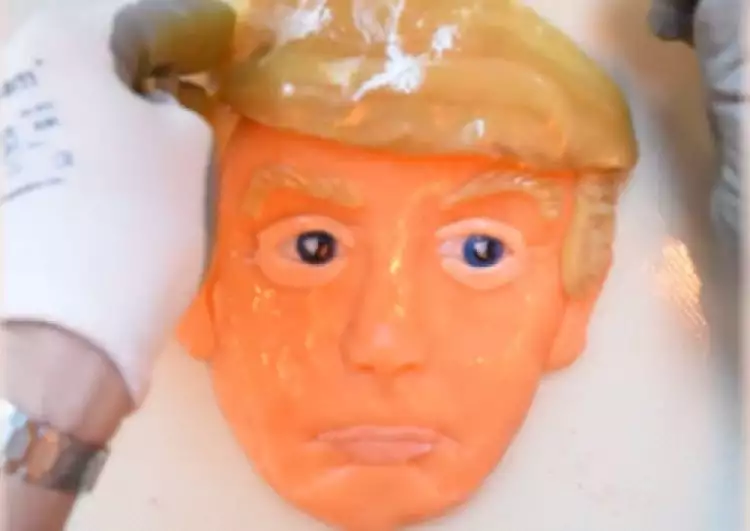 Lucu, permen ini berbentuk wajah Donald Trump