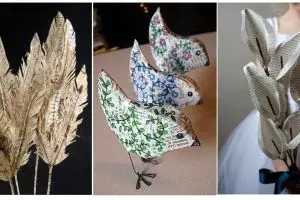 15 Ide bikin hiasan dari kertas bekas ini indah dan bikinnya mudah