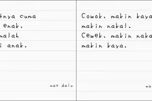 15 Tulisan lucu ala Mas Dalu ini bikin ketawa sambil manggut-manggut