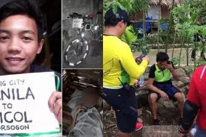 Kisah pria bersepeda 600 Km demi temui kakaknya sakit ini haru biru