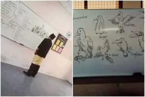 12 Foto coretan guru di papan tulis ini bikin murid semangat belajar