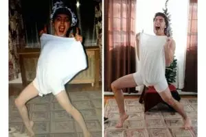 Lagi, 14 foto remake bikin kangen masa kecil sekaligus ketawa geli