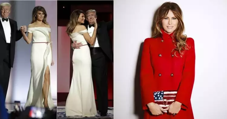 Jadi ibu negara, 10 gaya fashion Melania Trump ini pernah tuai pujian