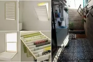 12 Inspirasi tempat mencuci dan menjemur pakaian, solusi rumah sempit