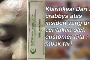 Insiden konsumen vs owner The Crabbys sudah dilaporkan ke YLKI