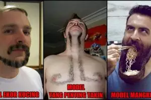 15 Orang ini punya bentuk kumis & jenggot nggak biasa, nyeleneh abis