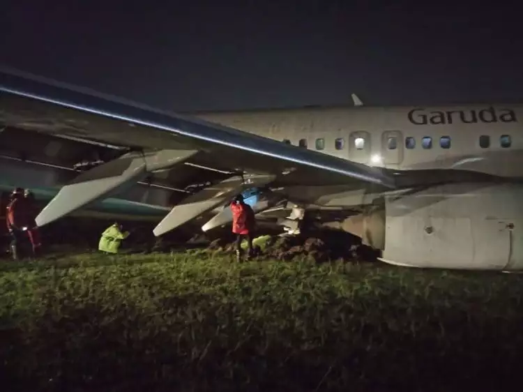 Insiden Garuda tergelincir, Bandara Adisutjipto masih ditutup