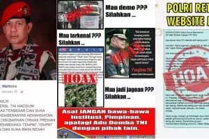 10 Hoax provokasi ini catut Polri & TNI, kudu bijak sebar broadcast