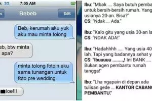 10 Percakapan 'minta tolong' ini bikin gemas sekaligus ketawa ngakak