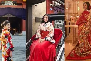 Wow, 7 artis Indonesia ini makin cantik kenakan baju khas Jepang