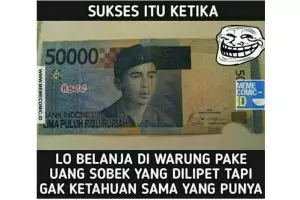 10 Meme 'sukses ngawur' ini kocaknya bikin cengar-cengir sendiri