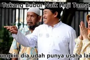7 Meme 'Tukang bubur naik haji tamat' ini bikin ketawa ngakak