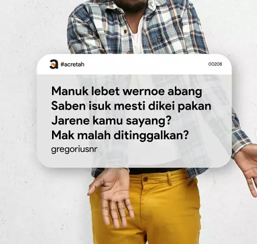 Pantun Jawa baper © 2021 brilio.net