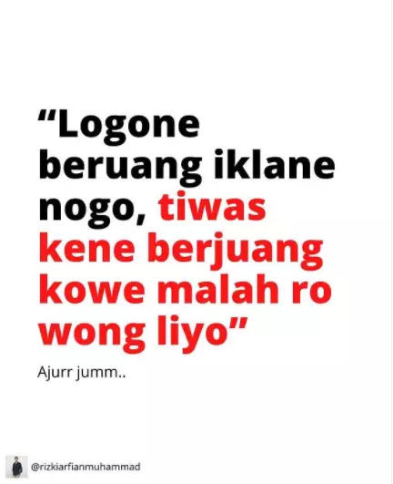 Pantun Jawa baper © 2021 brilio.net