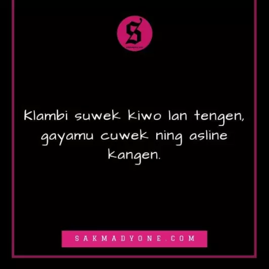 Pantun Jawa baper © 2021 brilio.net