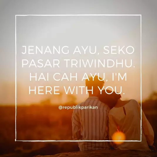 Pantun Jawa baper © 2021 brilio.net