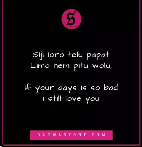 Pantun Jawa baper © 2021 brilio.net