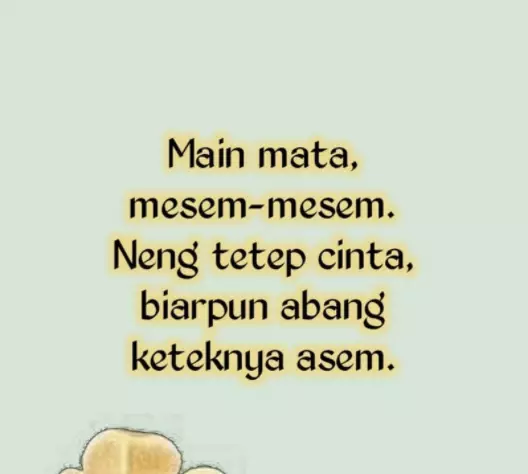 Pantun Jawa baper © 2021 brilio.net