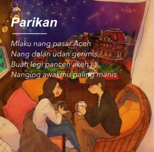 Pantun Jawa baper © 2021 brilio.net