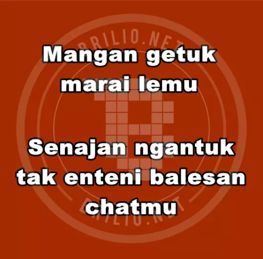 Pantun Jawa baper © 2021 brilio.net