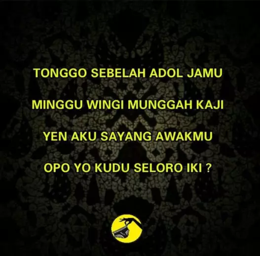 Pantun Jawa baper © 2021 brilio.net