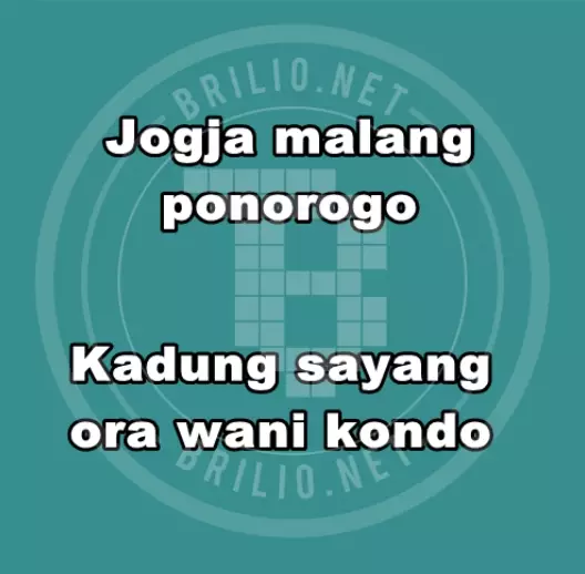 Pantun Jawa baper © 2021 brilio.net