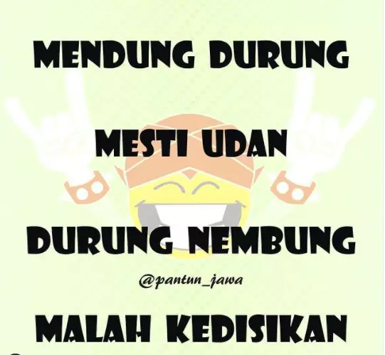Pantun Jawa baper © 2021 brilio.net
