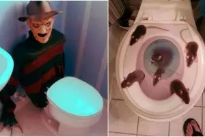 13 Toilet dengan desain paling menyeramkan, bikin jantungen nih