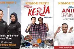 Ini perbandingan dana kampanye 3 pasangan kandidat Pilgub DKI