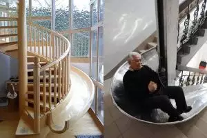 10 Inspirasi seluncuran untuk rumahmu, asyik nih kalau turun tangga