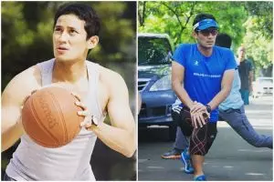 10 Foto bukti Sandiaga Uno olahragawan banget, ladies awas salah fokus
