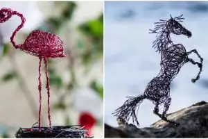 Inspiratif, 10 patung hewan dari kawat ini suarakan isu lingkungan