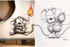 15 Gambar tikus berlagak bak manusia ini kerennya bikin gemas