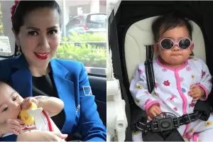 10 Foto menggemaskan Vania Athabina, bayi yang diadopsi Venna Melinda