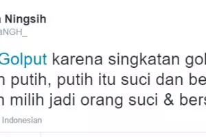 10 Kicauan alasan ngawur golput ini bikin garuk-garuk kepala
