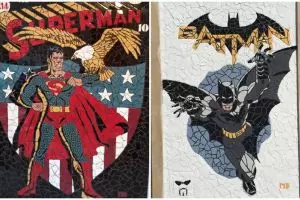 14 Cover komik ternama versi mozaik ini kerennya bikin terperangah