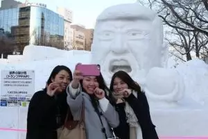 10 Patung salju ini dibuat khusus untuk Sapporo Snow Festival, keren!