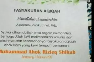 Bayi asal Semarang diberi nama Ahok & Rizieq Shihab, langsung viral