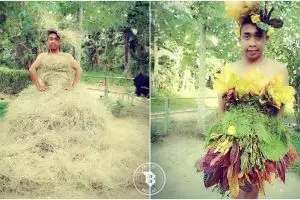 16 Gaun cetar Mimi Peri ini kreatif abis, tapi bikin susah nahan tawa