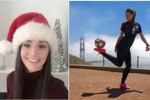 10 Aksi cewek cantik jugling bola, dijamin bikin kamu ikut keringetan